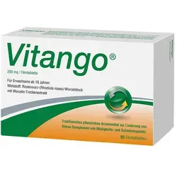 Vitango Filmtabletten 90 St - rezeptfrei, von Dr. Willmar Schwabe GmbH Co.KG, ideal zur Unterstützung des Wohlbefindens