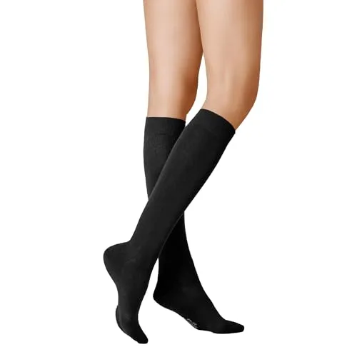 KUNERT Damen Kniestrümpfe Liz wärmend Black 0070 39-42