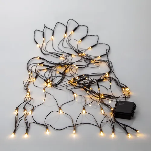 Star Trading Netz LED-Lichterkette mit Akku von Star Trading