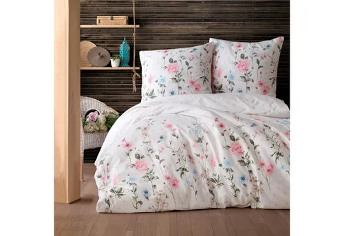 yadetextil Bettwäsche Set 200x200 cm - Palitra V1 - Bettwäsche-Set mit 100% Baumwolle, atmungsaktiv und allergikergeeignet. Inklusive 1 Bettbezug und 2 Kissenbezügen für höchsten Schlafkomfort.