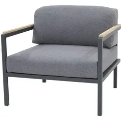 Zebra Hudson Sessel Edelstahl - Graphit von Zebra