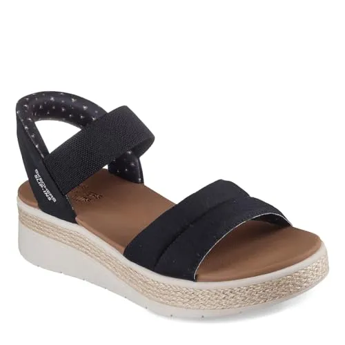 Skechers Damen Sandals - Schwarz, Größe 40 EU - Wanderschuhe mit bequemer Passform und rutschfester Sohle für sicheren Halt auf allen Wegen.