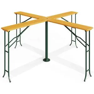 Casaria XXL Stehtisch Quattro Klappbar Holz