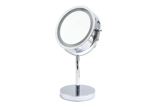 Ridder Kosmetikspiegel Daisy chrom mit LED - Der RIDDER Kosmetikspiegel 'Daisy' vereint modernes Design mit praktischer Funktionalität. Dank integrierter LED-Beleuchtung und 3-fach Vergrößerung gelingt dir das perfekte Styling – ideal für jedes Badezimmer.
