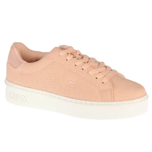 FILA Damen Sneaker Crosscourt Altezza F - Rosa, Größe EUR 40 - Stylischer und bequemer Freizeitschuh von FILA mit hochwertigem Kunstleder und optimalem Halt durch einstellbare Schnürung. Ideal für Alltag und Freizeit!