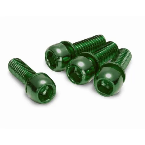 REVERSE Bremsadapter-Schraubenset - 4 Stk. M6x18mm Grün