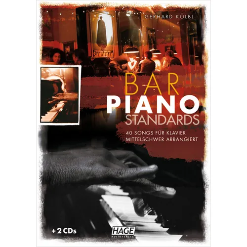 Bar Piano Standards: 40 Songs für Klavier - mittelschwer arrangiert - Biografien von Schauspielern & Entertainern, ideal für Pianisten, die beliebte Melodien in mittelschwerer Schwierigkeit spielen möchten.