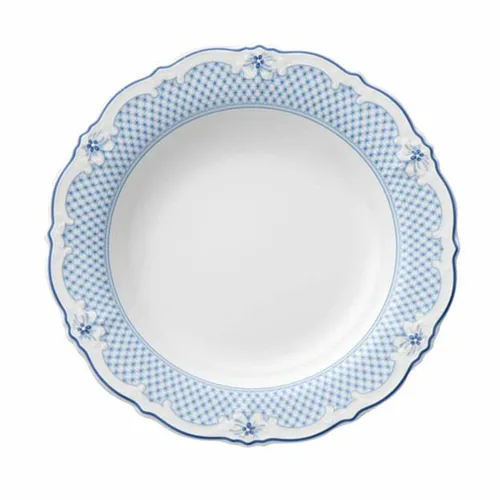 Hutschenreuther Suppenteller Baronesse Estelle, 24 cm bunt in weiß von Hutschenreuther