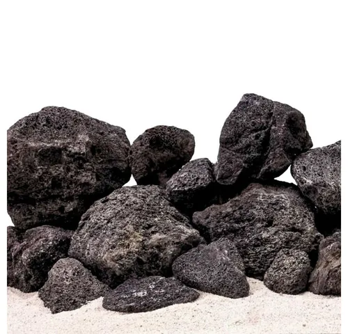 Aquaone Lavastein Mix 25 Kg für Aquarien - Schwarze Lavasteine in verschiedenen Größen, ideal für Aquascaping. Leicht, porös und perfekt für nützliche Bakterien, schaffen Sie ein edles Farbenspiel mit Pflanzen und Wurzeln.