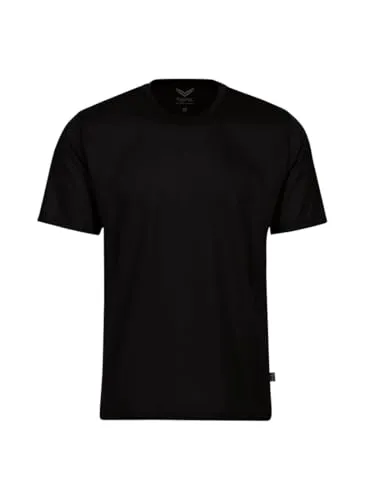TRIGEMA T-Shirt aus 100% Baumwolle, Herren, Gr. XL, schwarz - Herren-Shirt aus reinem Baumwoll-Single-Jersey, ideal für jeden Anlass. Hochwertige Verarbeitung, klassischer Schnitt und in vielen Farben erhältlich – 100% Made in Germany.