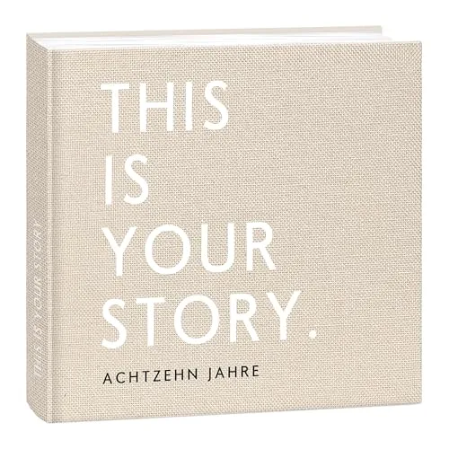 mintkind Erinnerungsbuch Baby bis 18 Jahre in beige von mintkind