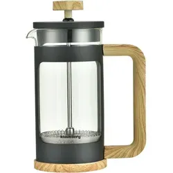 Klausberg Kb-7680 0,60 L French Press Kaffee-/teezubereiter Mit Holzgriff