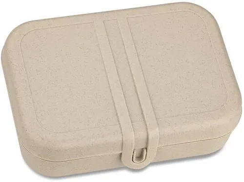Koziol Pascal L Lunchbox mit Trennsteg, nature desert sand