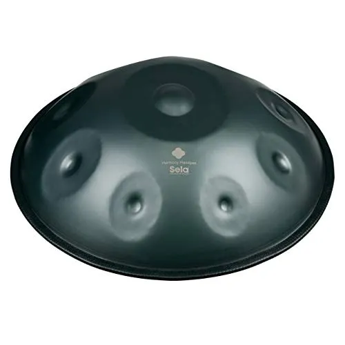 Sela SE 205 Harmony Handpan D Amara, inkl. gepolsteter Tasche und Baumwollhandschuhe, Steel Drum, handgefertigt, hochwertiges Percussioninstrument