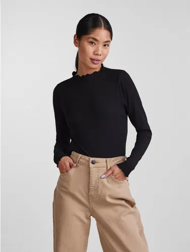 pieces Langarmshirt PCNICCA LS TOP NOOS schwarz XL (42)