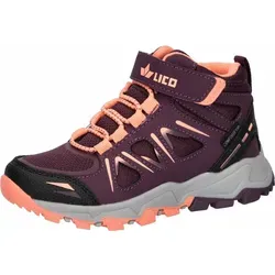 Lico Kinder Allen High VS Schuhe (Größe 33, rot) - Wanderschuhe für Kinder mit Comfortex Membran, ideal für kalte Tage, Klettverschluss für einfaches An- und Ausziehen und griffiger Sohle für sicheren Halt.