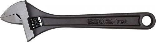 Gedore RED Rollgabelschlüssel 62mm - Schraubenschlüssel mit 15° Maulstellung, aus Chrom-Vanadium-Stahl und mm-Einstellskala, ideal für präzise Arbeiten in Werkstätten.