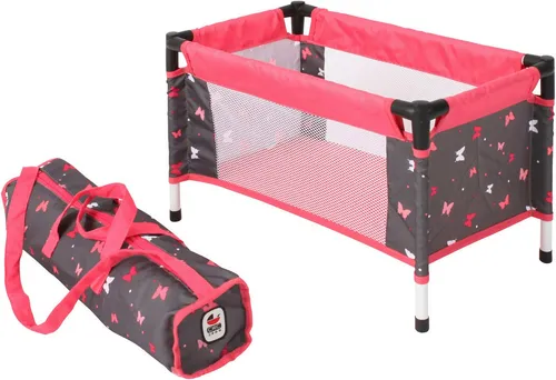 CHIC2000 Puppenbett Puppen-Reisebett, mit Stoff-Tragetasche
