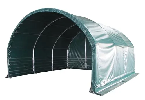 Produktbild P. Lindberg Weidezelt mit offener Vorderseite 6x6m, wasserdichte PVC-Plane