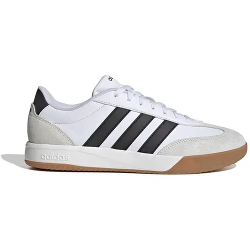 adidas Herren VL Court FC Schuhe – FTWR White/Core Black/Orbit Grey, 43 1/3 EU - Moderne Sneakers mit regulärer Passform, aus Synthetik und Leder, für hohen Tragekomfort und Stil im Alltag.