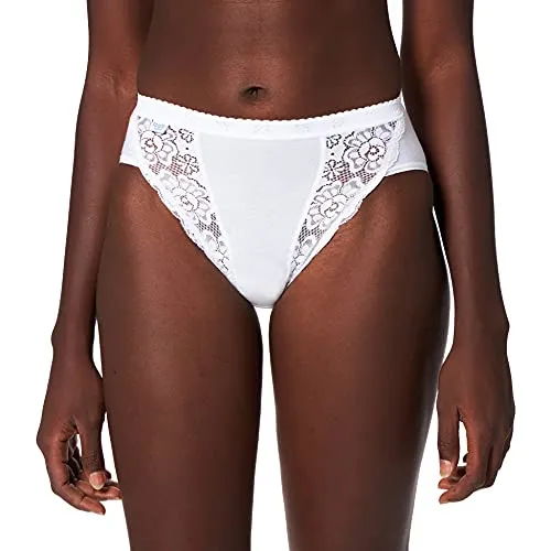 Sloggi Damen Chic Tai Slip, White, 44