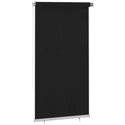 vidaXL Außenrollo 120x230 cm Schwarz - Schützen Sie Ihre Privatsphäre mit diesem stilvollen Außenrollo! Aus hochdichtem Polyethylen gefertigt, sorgt es für optimalen Sichtschutz und eine angenehme Belüftung. Einfach zu montieren und ideal für Balkon oder Terrasse.
