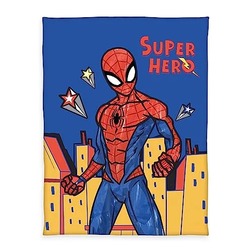 Herding Fleecedecke Spiderman, 130 x 170 cm, 100% Polyester, Fleece