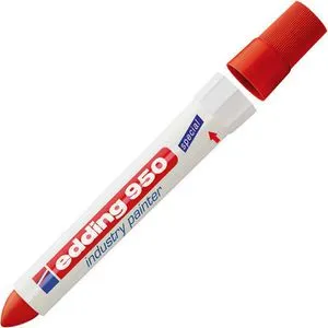 edding 950 Industrie-Pastenmarker in rot von edding