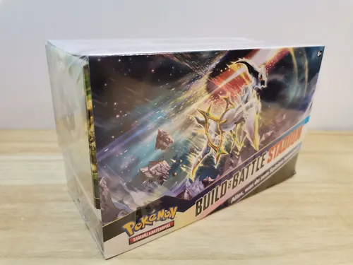 Pokémon SWSH09 Build & Battle Stadium - Sammelkartenspiel-Set für 2 Spieler, inklusive 2 spielbereiten Decks, 4 Boosterpacks und 1 von 4 einzigartigen holografischen Promokarten – ideal für spannende Duelle!