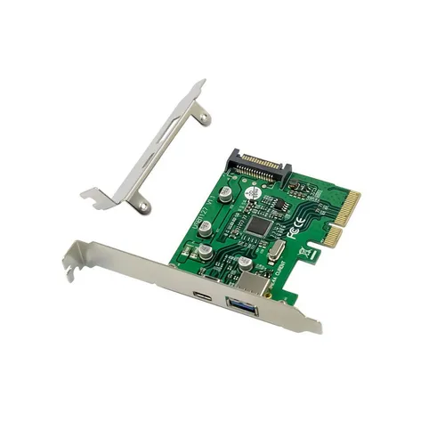 Conceptronic EMRICK USB 3.2 Gen 2 PCI-Express-Karte - USB-Controller mit 2 zusätzlichen SuperSpeed-USB 3.2 Gen 2-Ports, ideal für schnelle Datenübertragungen bis 10 Gb/s und einfache Installation in Desktop-PCs.