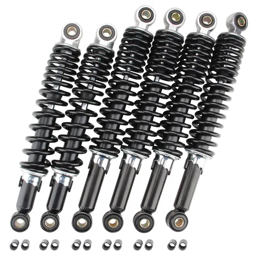 DEZENT Tieferlegung SET 6 Stoßdämpfer schwarz 2x 280mm + 4x 310mm für Simson DUO