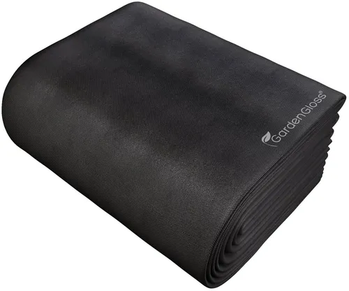 GardenGloss Unkrautvlies Gartenvlies Wasserdurchlässig 50g/m2 - Reißfest & UV-Stabil - 50m2
