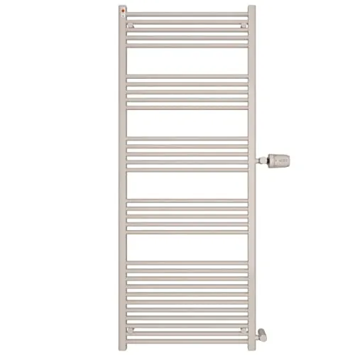 MERT Badheizkörper 750x1750 mm, weiß gerade - Heizkörper für zentrale und elektrische Heizsysteme, mit hoher Wärmeleistung von bis zu 1284 Watt, ideal für effiziente Beheizung und modernes Design in Verkehrsweiß RAL 9016.
