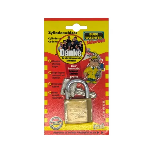 Burg Wächter Vorhangschloss Profi 116 40 SB Vorhängeschloss von BURG-WÄCHTER
