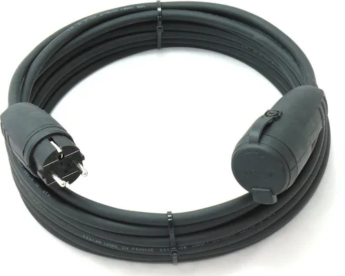 maxgo® Schutzkontakt Verlängerung H07RN-F 230V IP44 25m - Das 25m lange Gummikabel ist ideal für den Außenbereich. Es bietet hohe Flexibilität und Robustheit für Gartenarbeiten oder temporäre Installationen. Mit spritzwassergeschütztem Mantel für vielseitige Anwendungen.