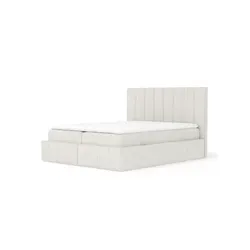 maison de rêve Boxspringbett mit Stauraum   , beige , Maße (cm): B: 205 H: 124