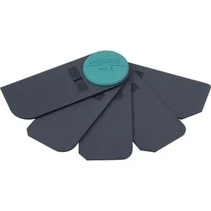 Wolfcraft Fugenglätter 4332000, Fächerset 5-teilig, für Dichtstoffe, Sanitär- und Bodenfugen