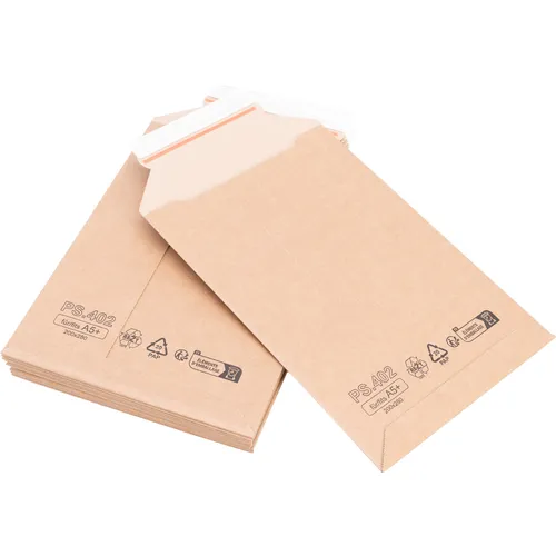 Versandtaschen Karton Premium Qualität 200 x 280 mm DIN A5+ Braun 40