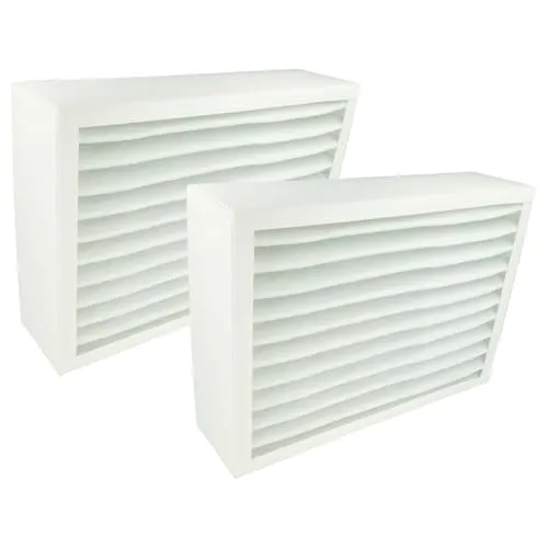 vhbw 2x Filter G4 Ersatz für Zehnder 10015515, 990316121, 524000100 für Lüftungsgerät - Filterset, 35 x 25 x 9 cm Weiß