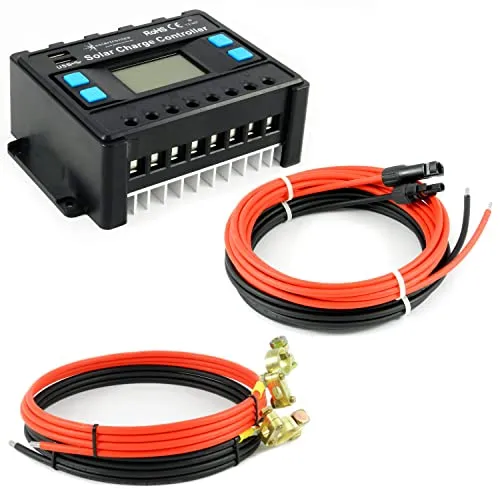 solartronics Solar Set 20A mit Laderegler und Kabel