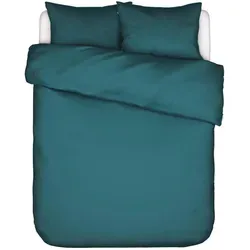 Essenza Bettwäsche Minte, Blau, 200x200 cm in blau von Essenza