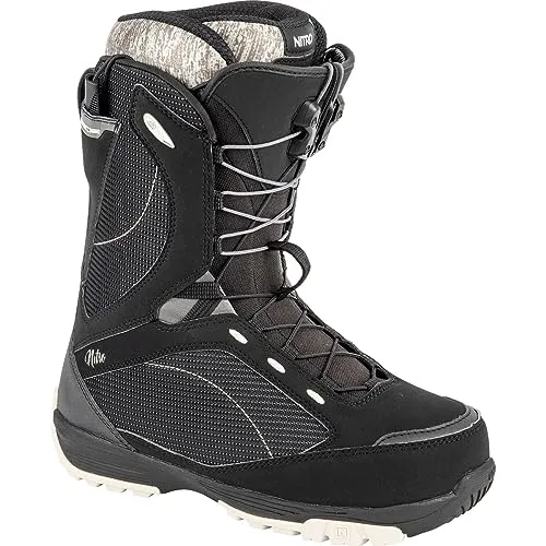 Nitro Snowboards MONARCH TLS Snowboardboots schwarz 39 1/3 - Snowboard-Boots mit MONARCH TLS-System für schnellen Einstieg und perfekten Halt, ideal für anspruchsvolle Fahrer.