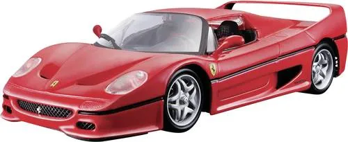 Bburago Ferrari F50 1996-1997 1:24 Modellauto - originalgetreues Metallspritzgussmodell mit öffnenden Türen und Motorhaube, perfekt für Kinder und Ferrari-Liebhaber