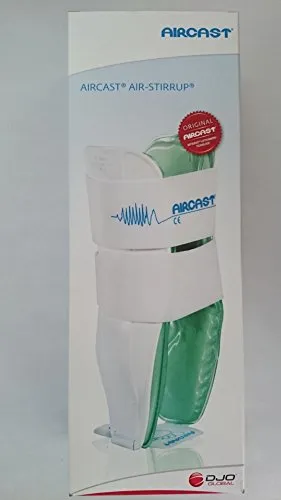 AIRCAST Air Stirrup Sprunggelenkschiene rechts Large - Arzneimittel zur Stabilisierung des Sprunggelenks, bietet effektive Unterstützung und begrenzt Pro- und Supination für schnelle Genesung.