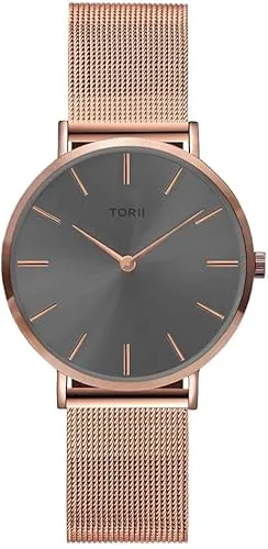 TORII Damenarmbanduhr R34RS.AR in Roségold, Klassische Mode