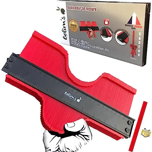 Konturenlehre groß mit Feststeller von Belim's