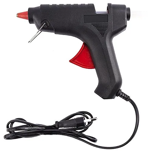 Ideen mit Herz Heißklebepistole, Niedrigtemperatur 110°C, inkl. 4 Heißklebepatronen | Klebepistole für DIY, Handwerk, Bastelarbeiten und kleinere Reperaturen