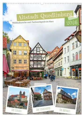 Altstadt Quedlinburg Wandkalender 2026 von CALVENDO