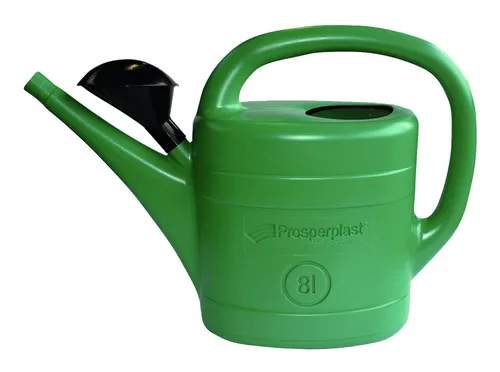 Prosperplast Gießkanne Spring, grün, 8 Liter mit Brausekopf - Praktische Gießkanne mit 8 Liter Fassungsvermögen. Aus robustem, UV-beständigem Kunststoff und mit abnehmbarem Brausekopf für präzises Gießen. Ideal für den Garten.
