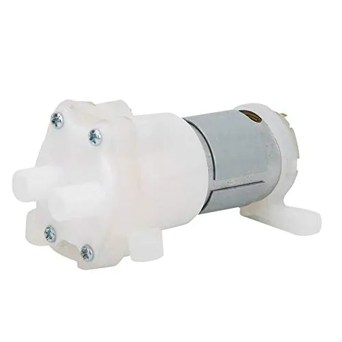 Mini Membranpumpe 12V Selbstansaugende Pumpe, DC 6-12V Wasserpumpe und Luftpumpe, 2-3 L/Min Durchfluss, Mikropumpe für Aquarium, Kaffeemaschine und Fahrzeuge